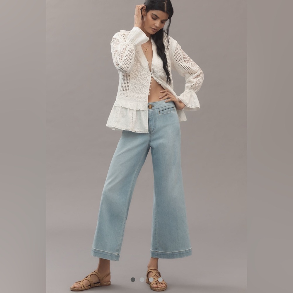 Anthropologie Pilcro High-Rise Flare Size 31